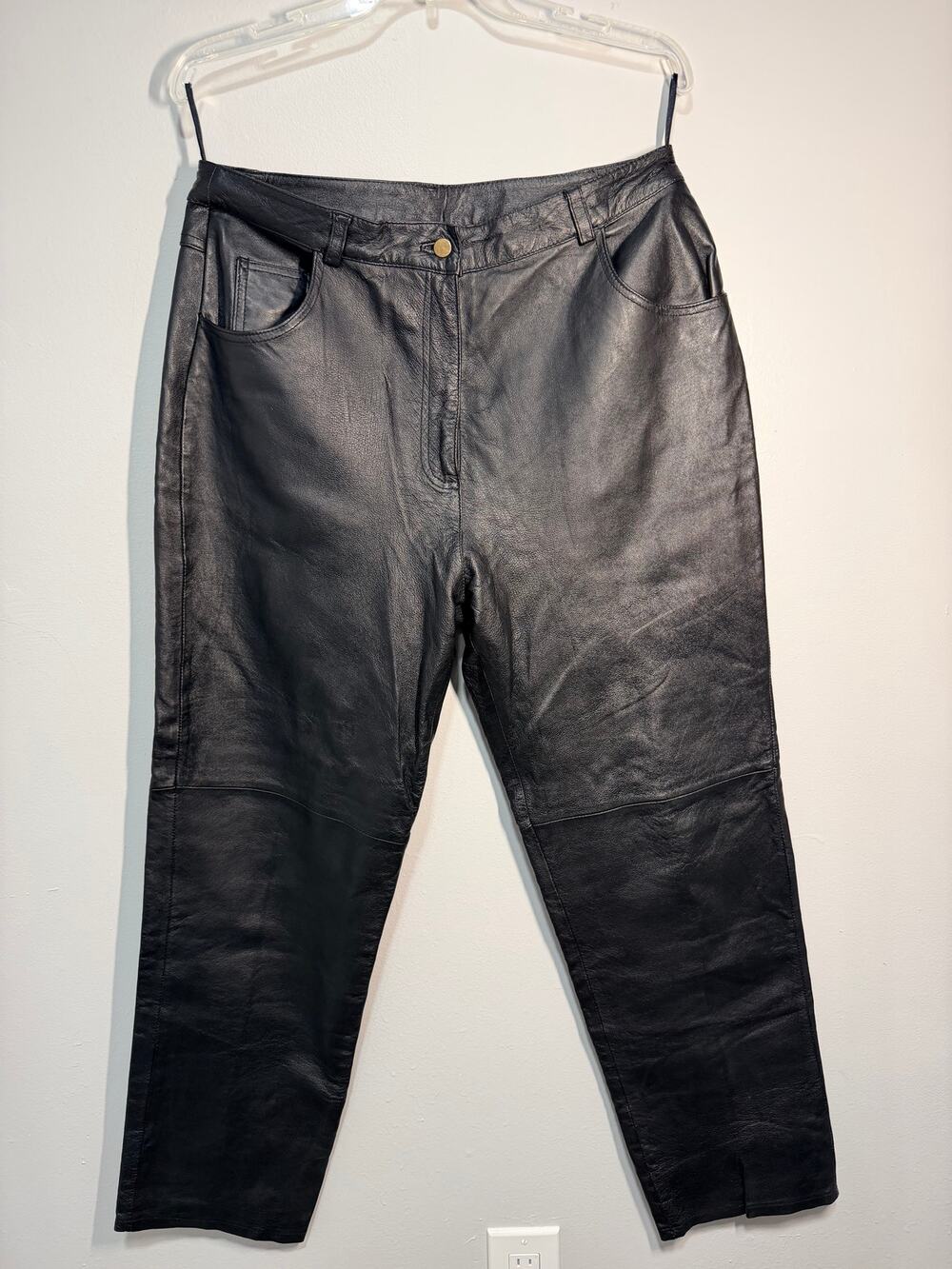 Vintage Metrostyle 100% Genuine Leather Pants women’s size 12